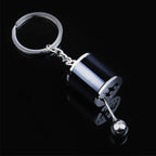Gear Shift Keychain Authentic 6-Speed Zinc Alloy