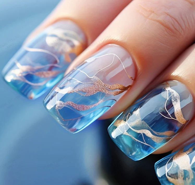 Gel Nail Art Enhancements Glossy & Long Lasting