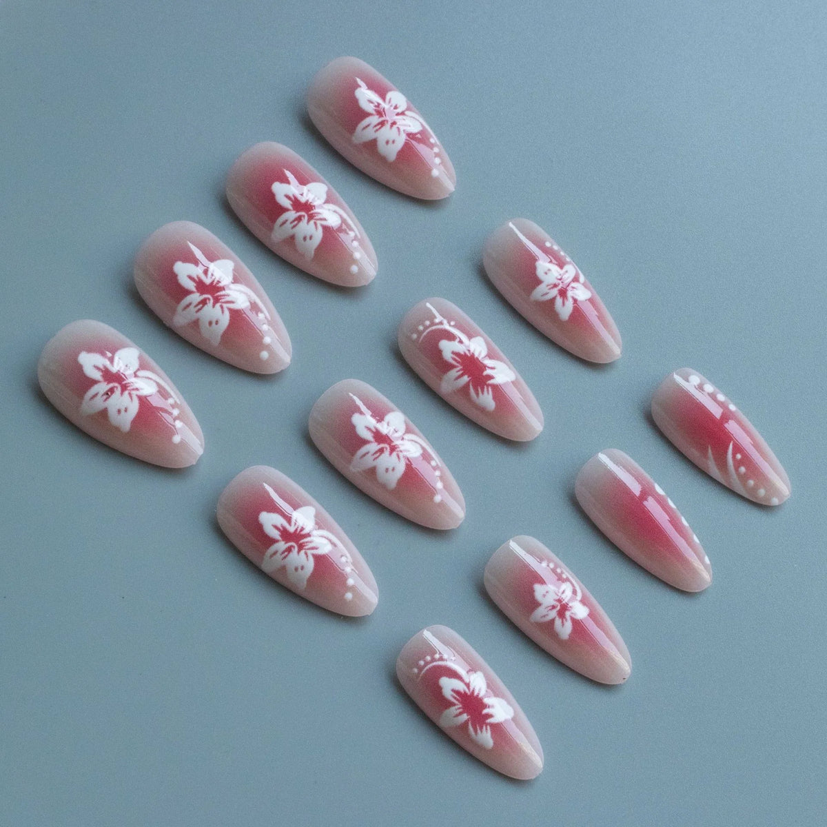 Gel Nail Art Kit Floral Designs Salon-Quality Non-Toxic
