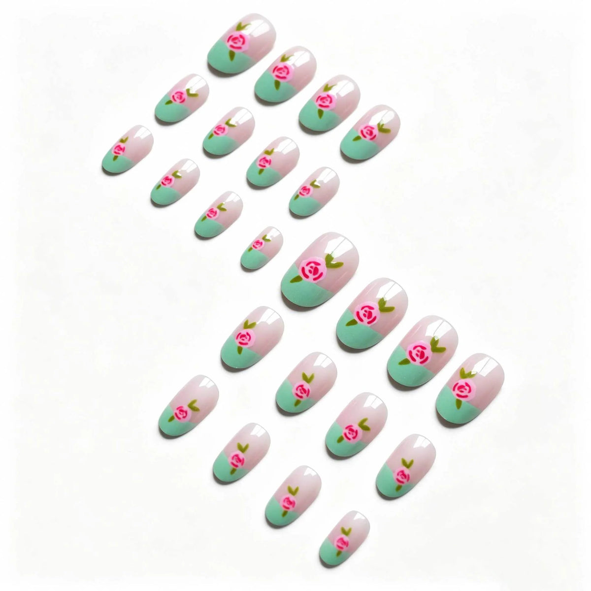 Gel Nail Art Kit Floral Designs UV Cure Non-Toxic