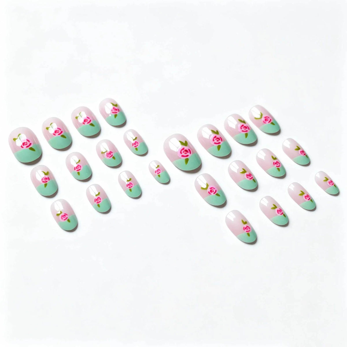 Gel Nail Art Kit Floral Designs UV Cure Non-Toxic