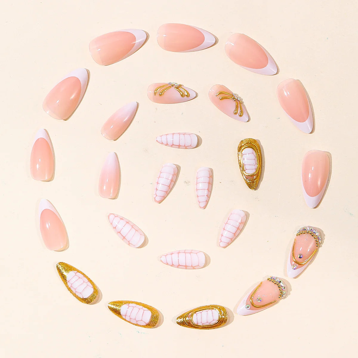Gel Nail Art Set Glossy Long-Lasting & Chip-Resistant