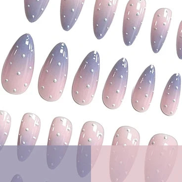 Gel Nail Art Set Long-Lasting Polka Dot