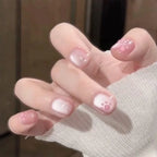 Gel Nail Enhancements Floral Designs Durable Glossy Finish