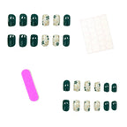 Gel Nail Enhancements Floral Long-Lasting High-Gloss