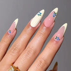 Gel Nail Enhancements Floral Pattern Long-Lasting Gloss