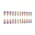 Gel Nail Enhancements Floral Pattern Long-Lasting Gloss