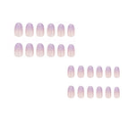 Gel Nail Enhancements Glossy Gradient Non-Toxic