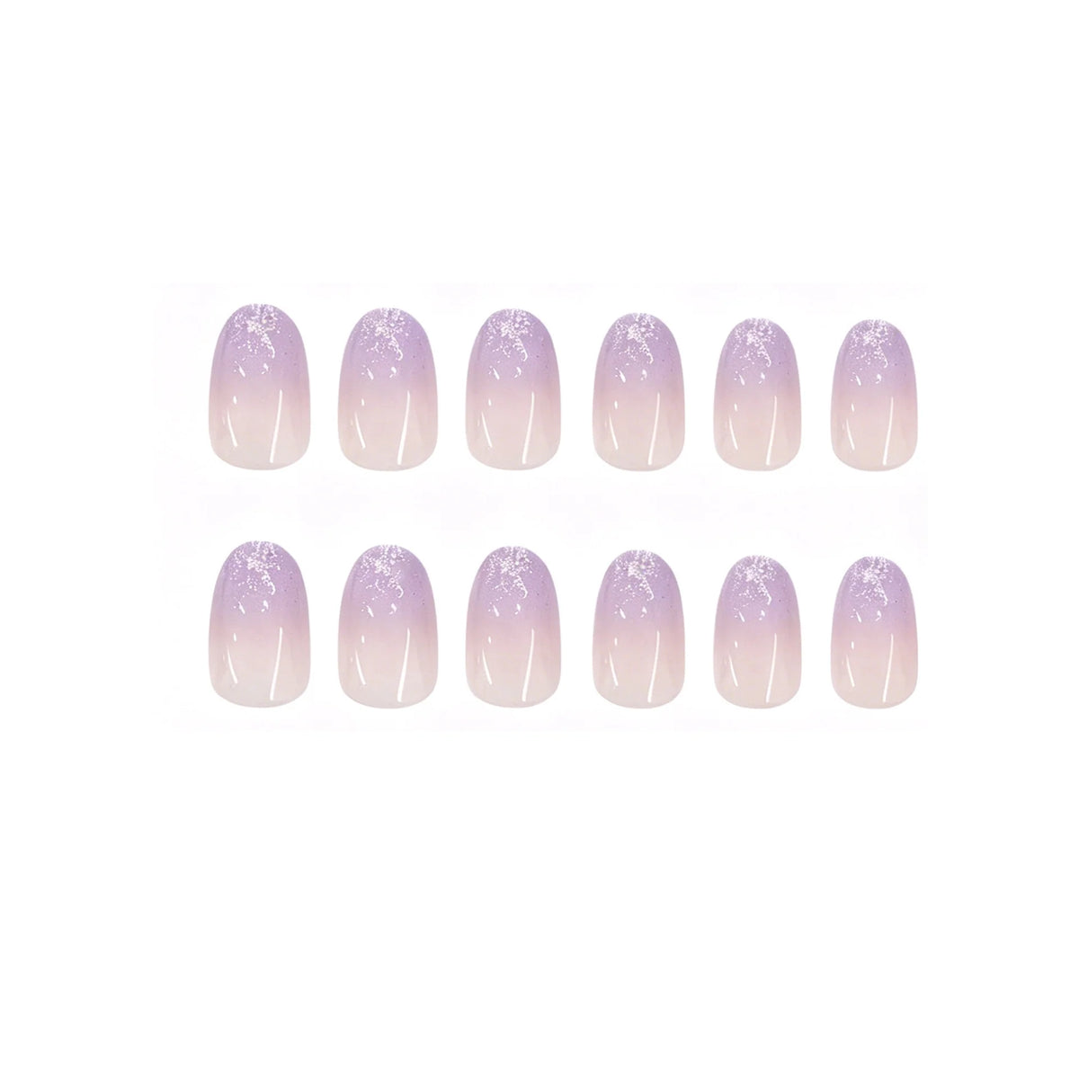 Gel Nail Enhancements Glossy Gradient Non-Toxic