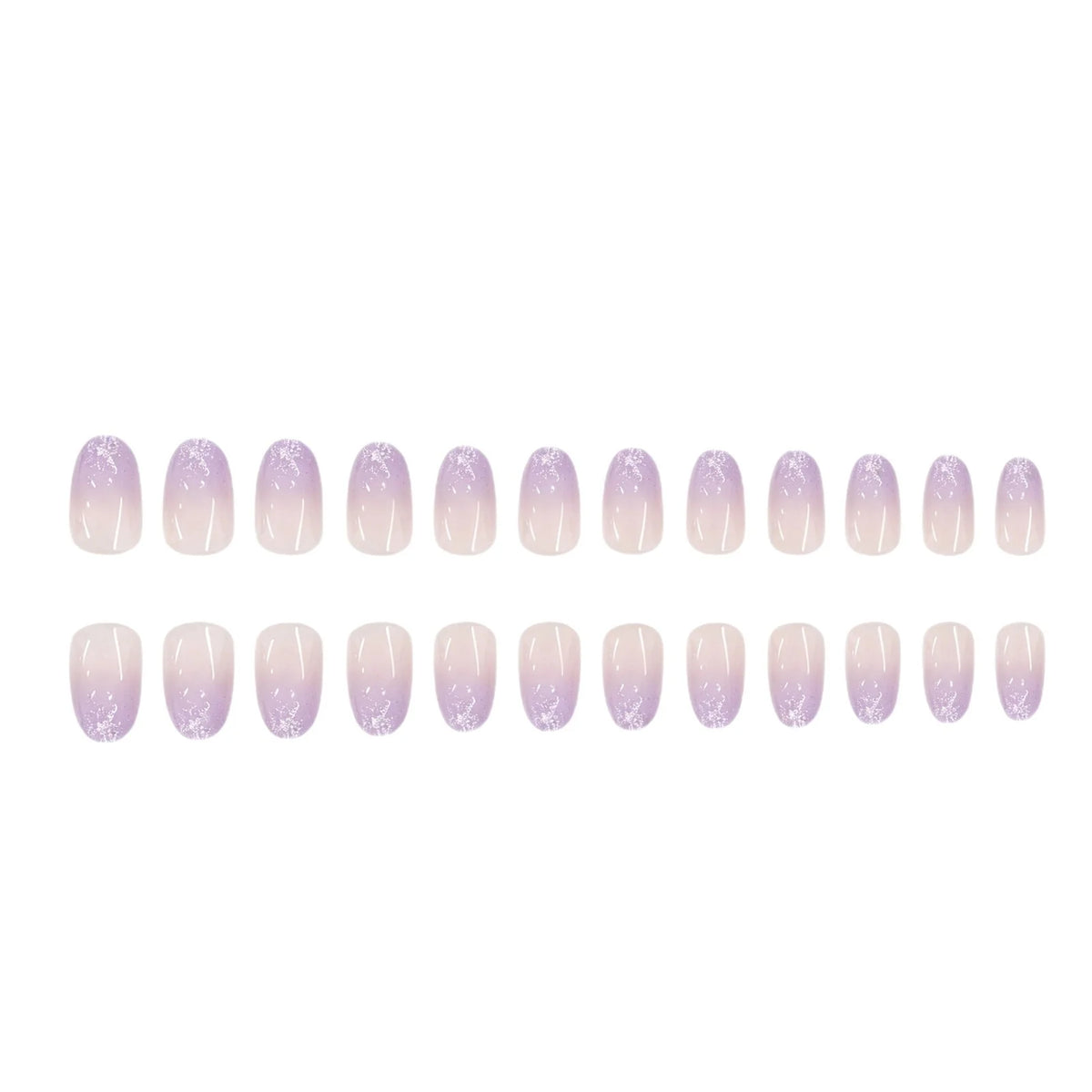 Gel Nail Enhancements Glossy Gradient Non-Toxic