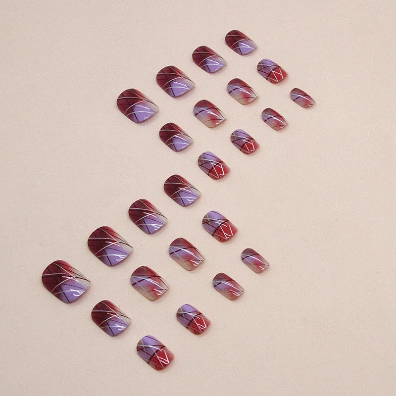 Gel Nail Enhancements Intricate Designs Ready To Apply