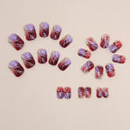 Gel Nail Enhancements Intricate Designs Ready To Apply