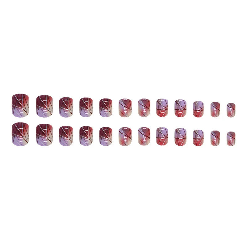 Gel Nail Enhancements Intricate Designs Ready To Apply