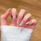 Gel Nail Enhancements Long-Lasting Floral Design