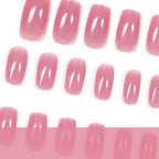 Gel Nail Enhancements Square Shape High-Gloss Chip-Resistant