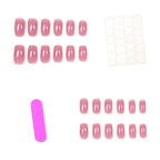 Gel Nail Enhancements Square Shape High-Gloss Chip-Resistant