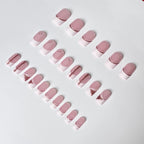 Gel Nail Extensions French Tip Durable & Flexible