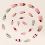 Gel Nail Extensions Glossy Artistic Wide Sizes