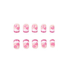 Gel Nail Extensions Heart Embellished Durable & Chip-Resistant