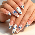 Gel Nail Set Floral Designs Long-Lasting Wear