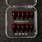 Gel Nail Tips Pointed Stiletto Handcrafted