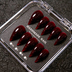 Gel Nail Tips Pointed Stiletto Handcrafted