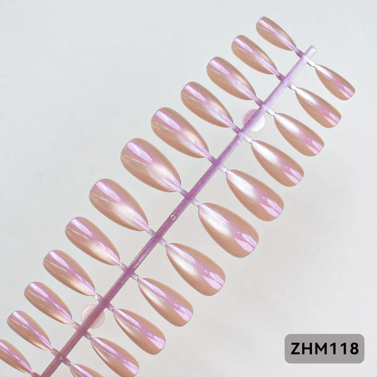 Gel Nail Tips Pre-Shaped Lightweight Long-Lasting Set of 24