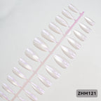 Gel Nail Tips Pre-Shaped Lightweight Long-Lasting Set of 24