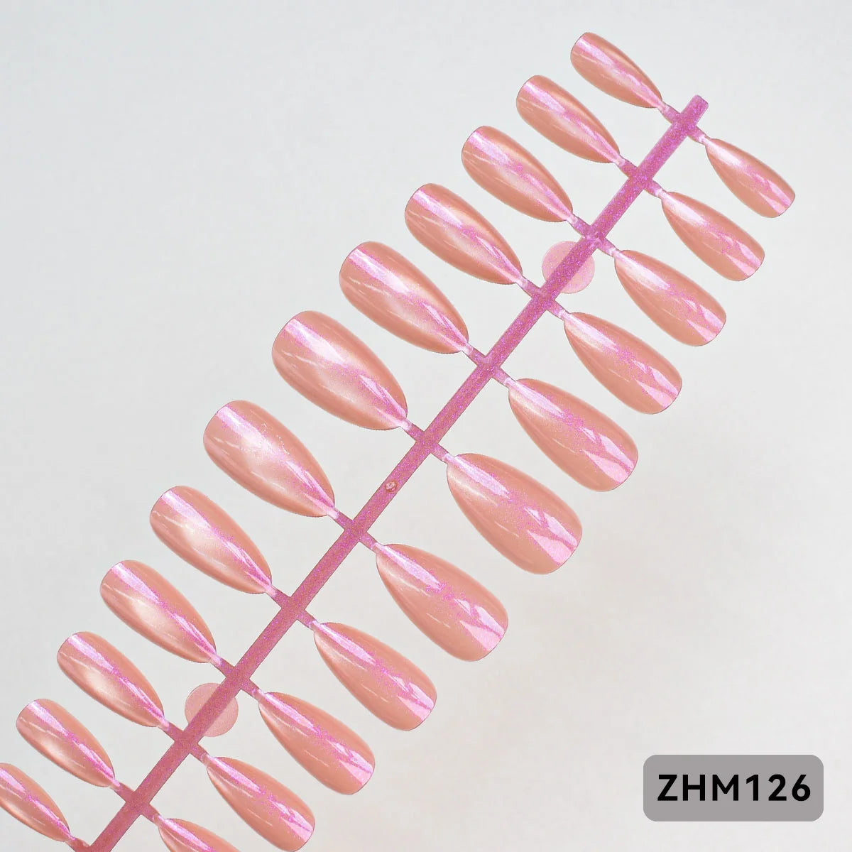 Gel Nail Tips Pre-Shaped Lightweight Long-Lasting Set of 24