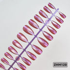 Gel Nail Tips Pre-Shaped Lightweight Long-Lasting Set of 24