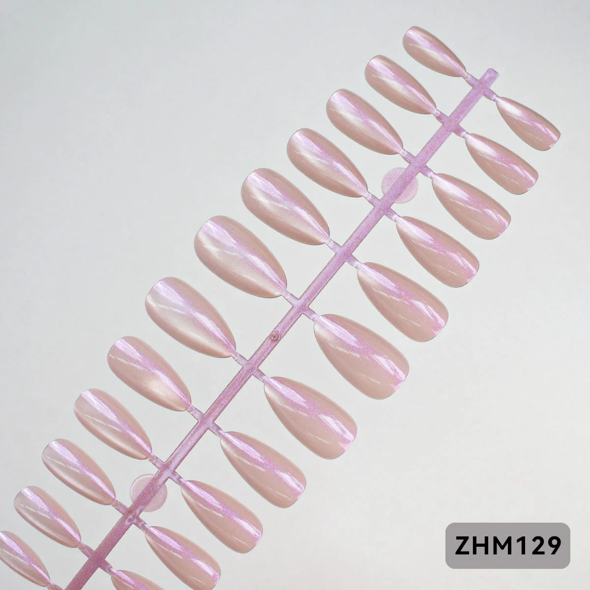 Gel Nail Tips Pre-Shaped Lightweight Long-Lasting Set of 24