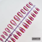 Gel Nail Tips Pre-Shaped Lightweight Long-Lasting Set of 24