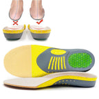 Gel Orthotic Insoles Full-Length Arch Support Trimmable