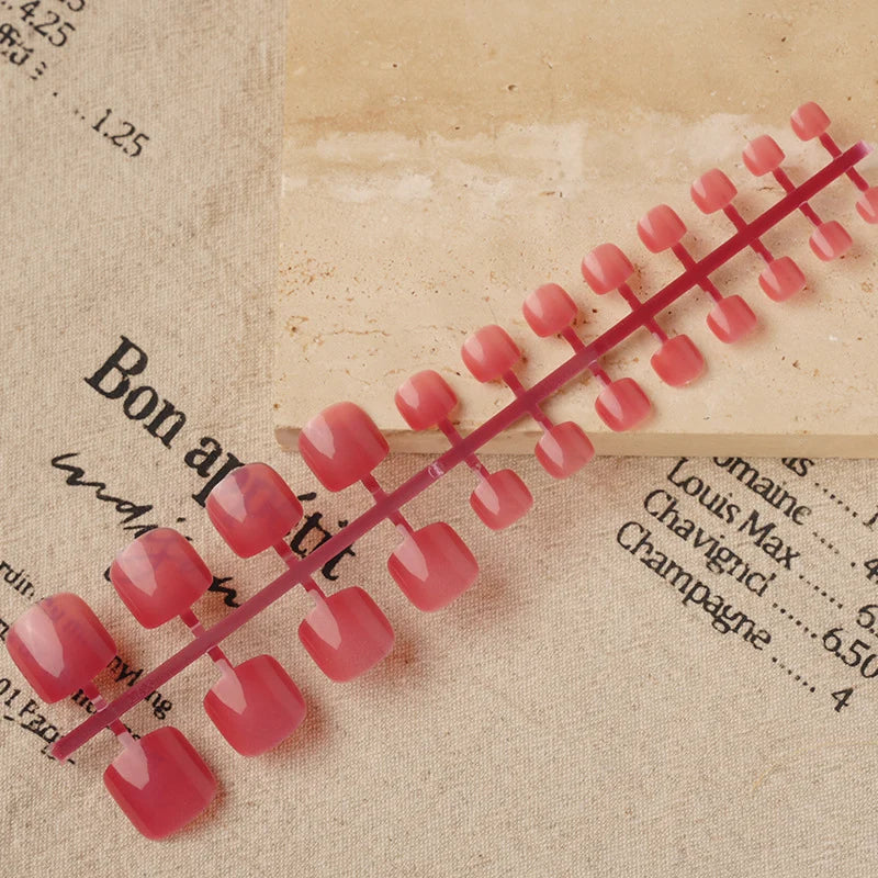 Gel Press-On Nail Set Salon-Quality Adhesive Tabs