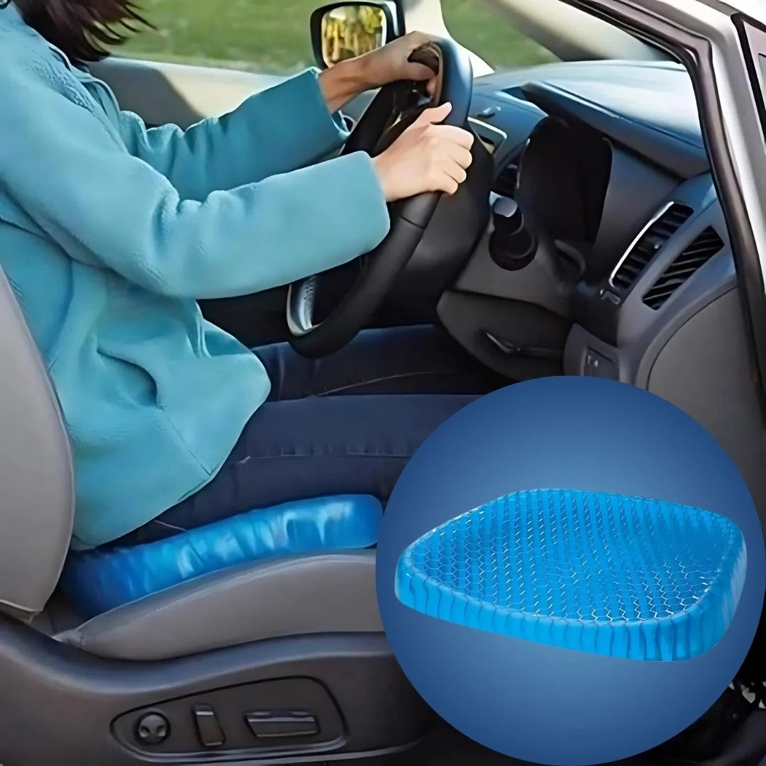 Gel Seat Cushion Orthopedic Tailbone Support Removable Cover