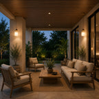 Genuine Alabaster & Copper LED Pendant Light (Adjustable Height)