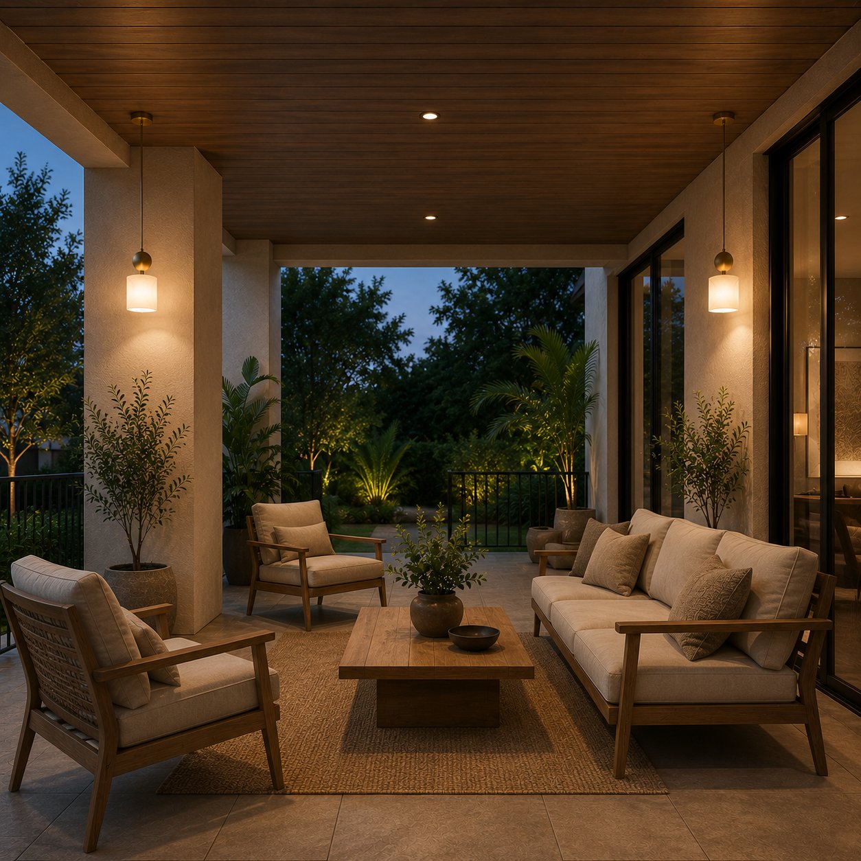 Genuine Alabaster & Copper LED Pendant Light (Adjustable Height)