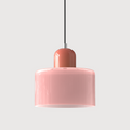 Geometric Colored Glass Soft LED Pendant Light