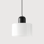 Geometric Colored Glass Soft LED Pendant Light