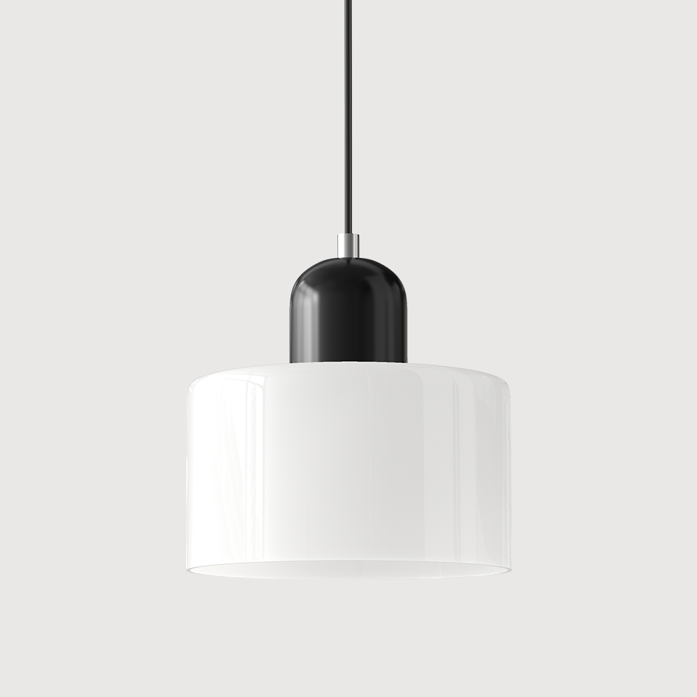 Geometric Colored Glass Soft LED Pendant Light