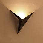 Geometric Triangle Upward Glow LED Wall Light