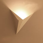 Geometric Triangle Upward Glow LED Wall Light