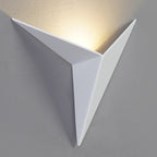 Geometric Triangle Upward Glow LED Wall Light