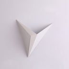 Geometric Triangle Upward Glow LED Wall Light