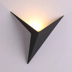 Geometric Triangle Upward Glow LED Wall Light