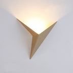 Geometric Triangle Upward Glow LED Wall Light