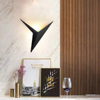 Geometric Triangle Upward Glow LED Wall Light