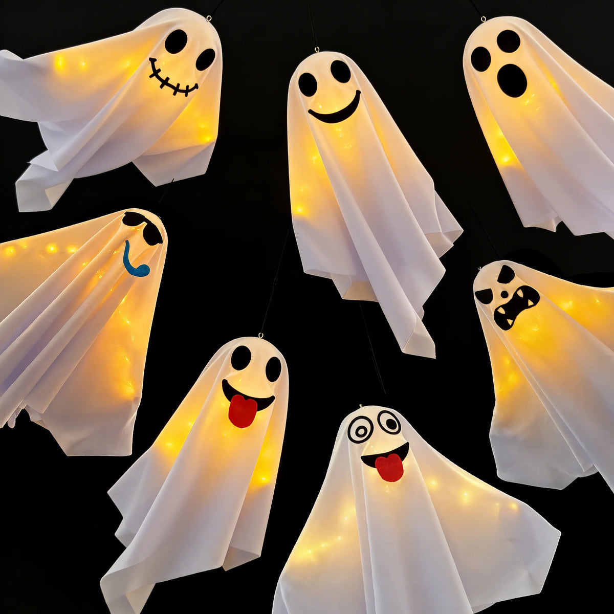 Ghost Decoration Built-In LED Weatherproof Indoor & Outdoor