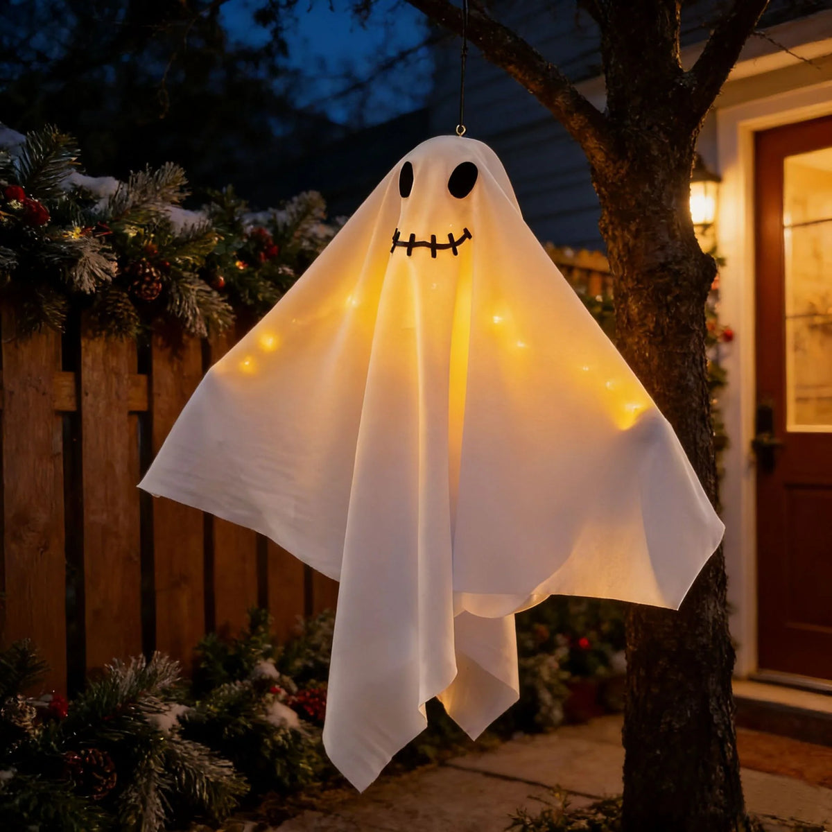 Ghost Decoration Built-In LED Weatherproof Indoor & Outdoor