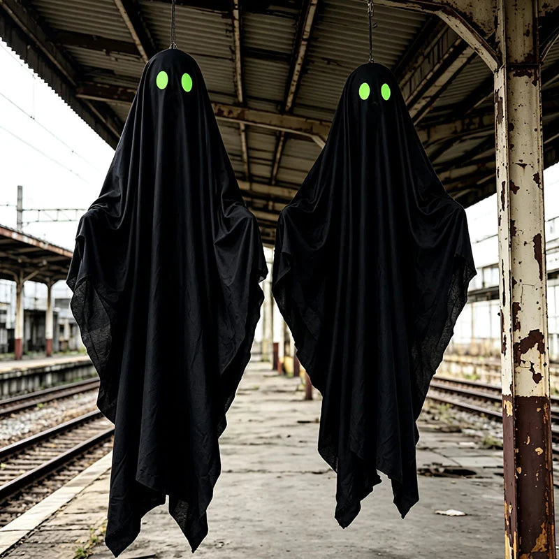 Ghost Decoration Glowing Eyes Indoor Outdoor